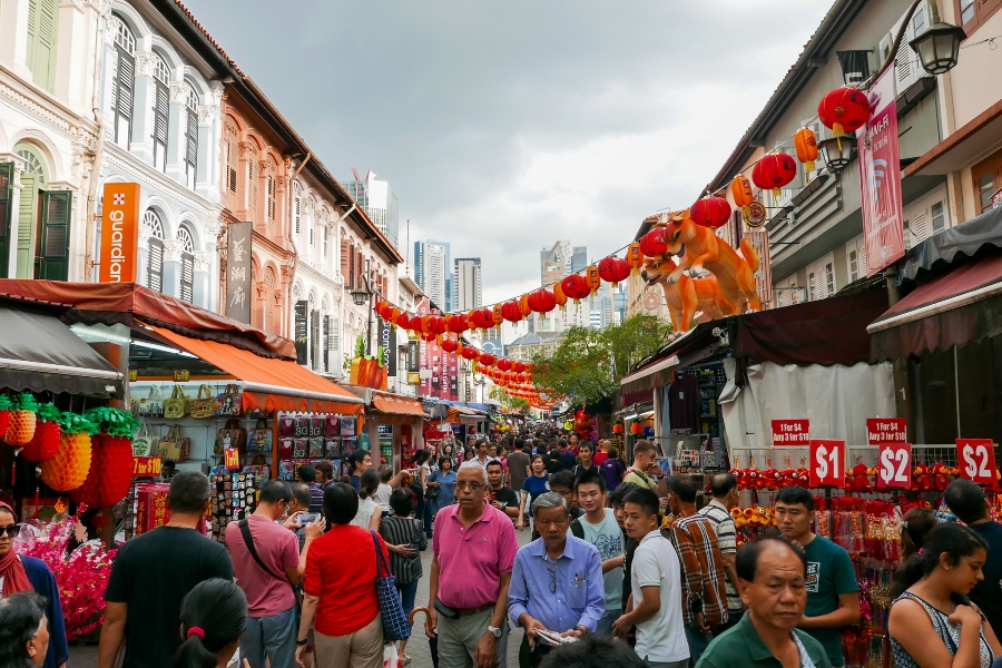 Zwiedzanie Singapuru - Chinatown