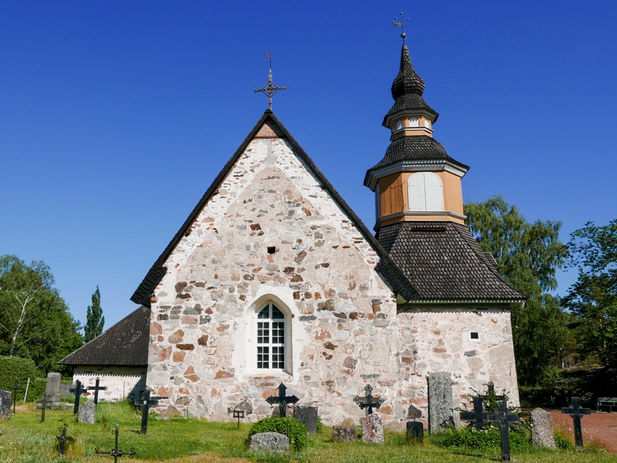 Alandy - kościół na Kumlinge