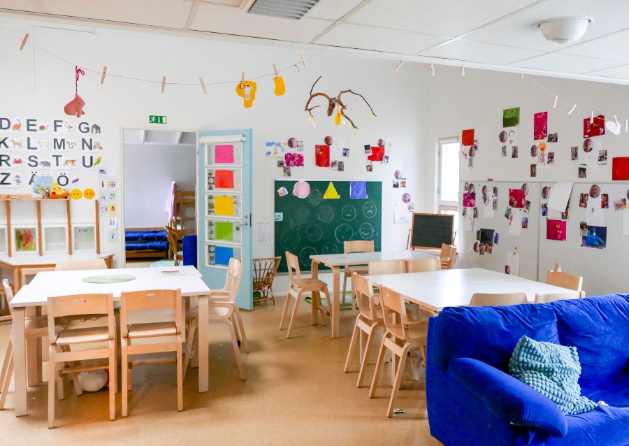 Sala w fińskim przedszkolu